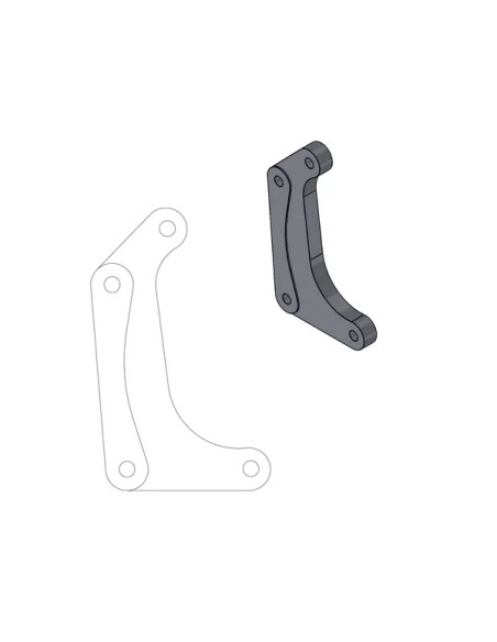 MOTO-MASTER Bremssattel für YAMAHA YZ 125 ab 2008