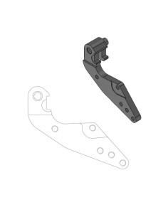 Versatzhalterung für vordere Dakar 298 mm Bremsscheibe