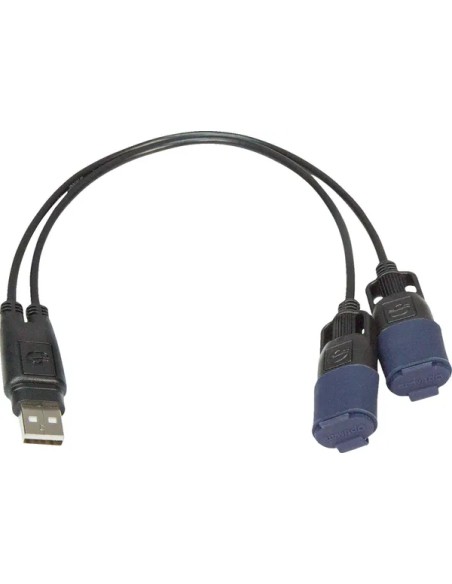 TECMATE Power-Adapter - USB Y-SPLITTER 2 OUT
