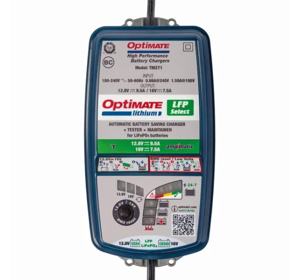 TECMATE Ladegeräte - OPT LITHIUM 4S 9A/5S 7A