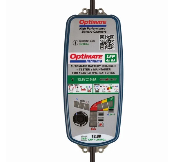 TECMATE Ladegeräte - OPTIMATE LITHIUM 4S 6A
