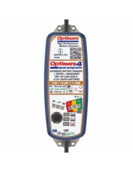 TECMATE Ladegeräte - CHARGER OPTIMATE 4 QUAD