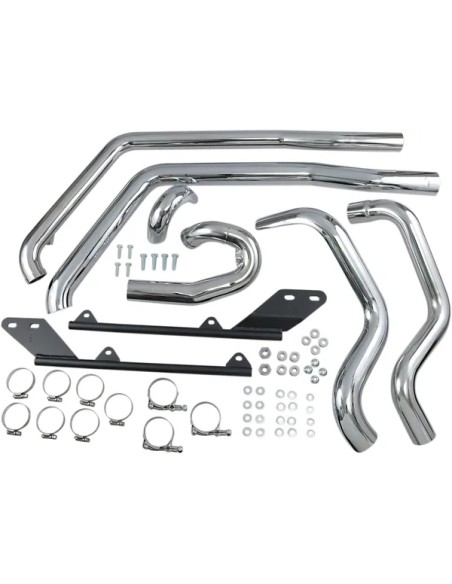 BASSANI XHAUST Krümmer & Mittelrohre für Harley Davidson FLSTFB 1690 ABS 2012-2017
