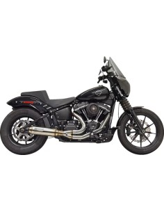 2-in-1 Super Bike Auspuffanlage mit 4" Schalldämpfer