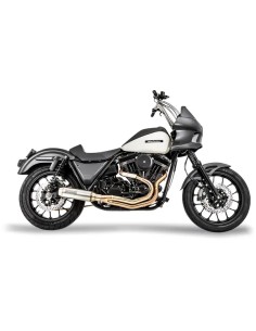 2-in-1 Auspuffanlage mit Super Bike Schalldämpfer