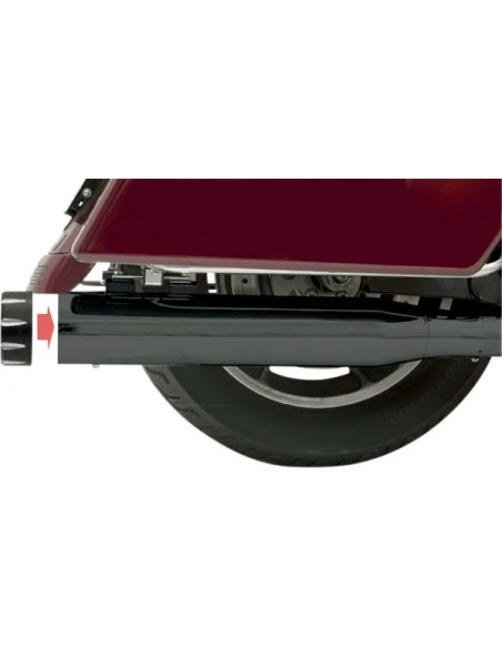 BASSANI XHAUST Endschalldämpfer für Harley Davidson FLHR 1450 1999-2006