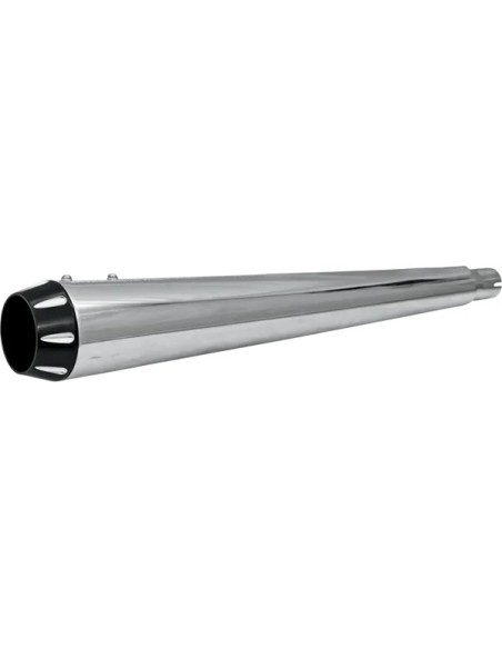 BASSANI XHAUST Endkappen & Spitzen - ENDCAP BLK FLUTED F MEG