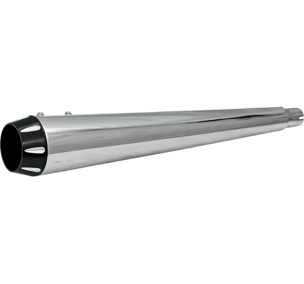 BASSANI XHAUST Endkappen & Spitzen - ENDCAP BLK FLUTED F MEG