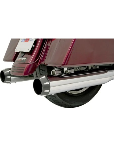 BASSANI XHAUST Endkappen & Spitzen - ENDCAP 4 B1/QC BK FLUTED