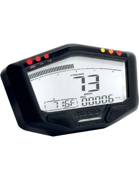 KOSO NORTH AMERICA Tachometer & Drehzahlmesser - SPEEDO/TACH DB-02R