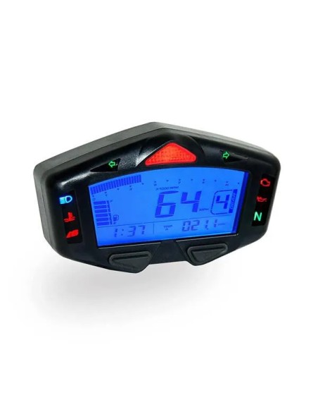 KOSO NORTH AMERICA Tachometer & Drehzahlmesser - DASH PANEL RACE BLK/BLU