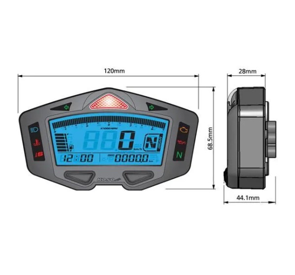 KOSO NORTH AMERICA Tachometer & Drehzahlmesser - Detailansicht