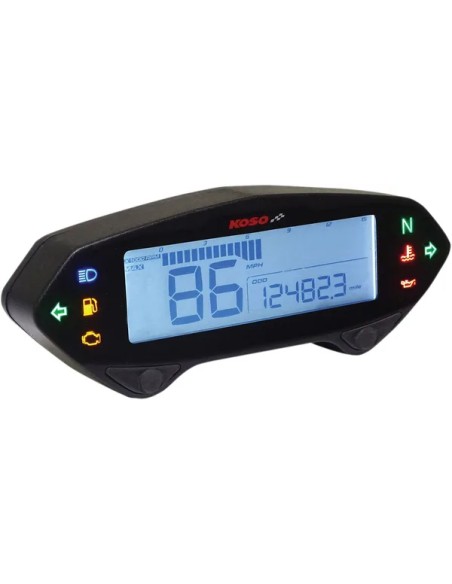 KOSO NORTH AMERICA Anzeigeninstrumente - SPEEDO-MULTI METER DB01RN
