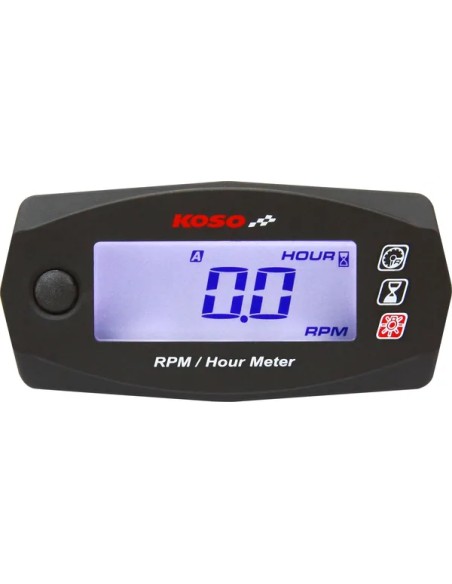 KOSO NORTH AMERICA Anzeigeninstrumente - RPM/HOUR METER MINI-4