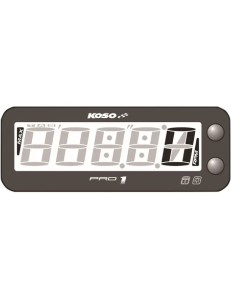 KOSO NORTH AMERICA Anzeigeninstrumente - TACHOMETER PRO-1
