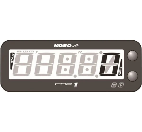 KOSO NORTH AMERICA Anzeigeninstrumente - TACHOMETER PRO-1