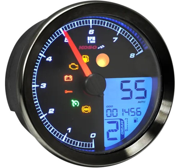 KOSO NORTH AMERICA Anzeigeninstrumente für Harley Davidson XL 1200 C 2004-2013