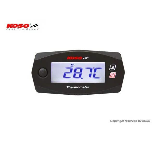 KOSO NORTH AMERICA Anzeigeninstrumente - DUAL THERMOMETER MINI-4