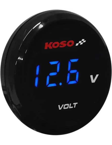 KOSO NORTH AMERICA Anzeigeninstrumente - VOLT METER BLUE