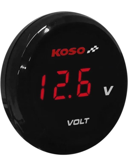 KOSO NORTH AMERICA Anzeigeninstrumente - VOLT METER RED
