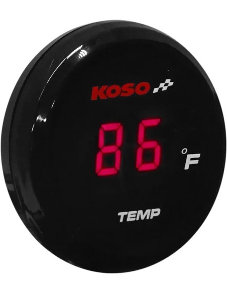 KOSO NORTH AMERICA Anzeigeninstrumente - TEMP AMBIENT RED