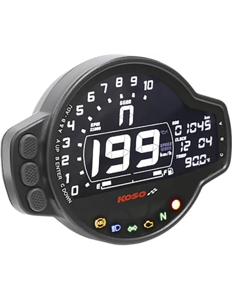 KOSO NORTH AMERICA Tachometer & Drehzahlmesser - Einbaubeispiel