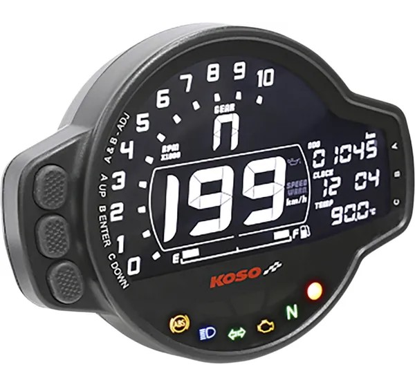 KOSO NORTH AMERICA Tachometer & Drehzahlmesser - Einbaubeispiel
