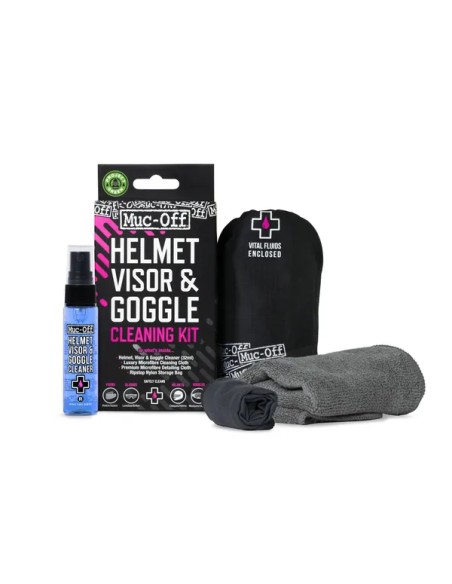 MUC-OFF Reinigungsmittel & Politur - VISOR LENS GOGGLE KIT V2
