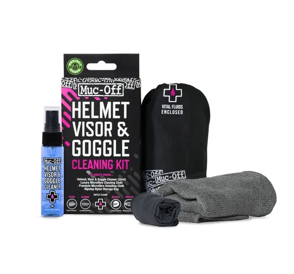 MUC-OFF Reinigungsmittel & Politur - VISOR LENS GOGGLE KIT V2