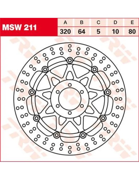 TRW Bremsscheiben für APRILIA RS 125 1992-2013