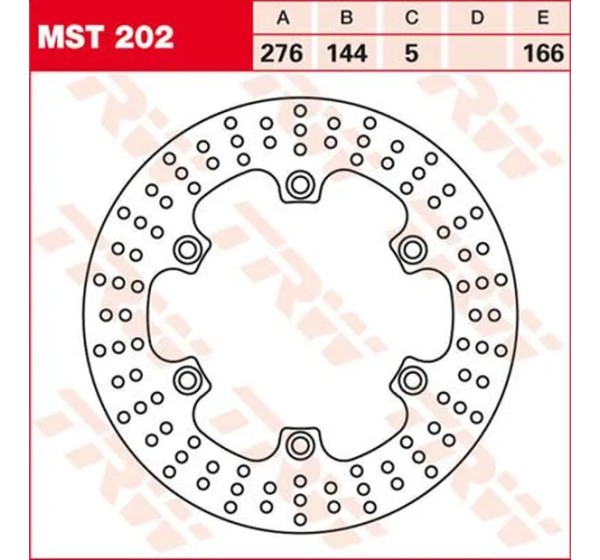 TRW Bremsscheiben für HONDA NT 700 V ABS 2006-2016
