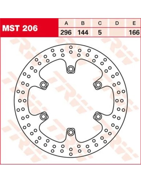 TRW Bremsscheiben für HONDA VT 750 C 1997-2014