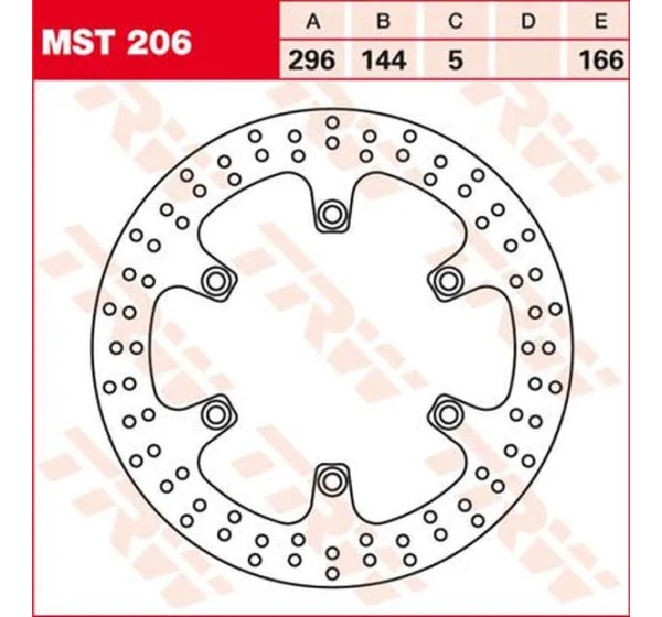 TRW Bremsscheiben für HONDA VT 750 C 1997-2014