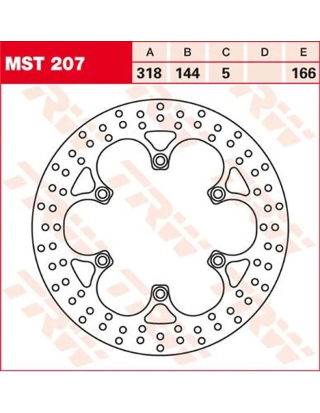 TRW Bremsscheiben für HONDA ST 1100 1990-2001