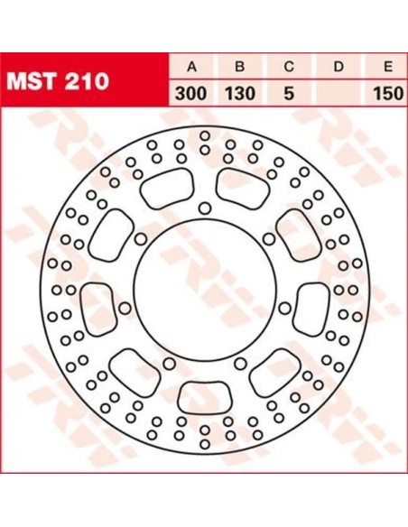 TRW Bremsscheiben für KAWASAKI VN 800 1995-2006