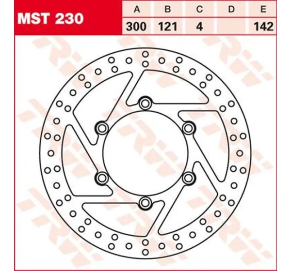 TRW Bremsscheiben für SUZUKI DR 800 S 1991-1998