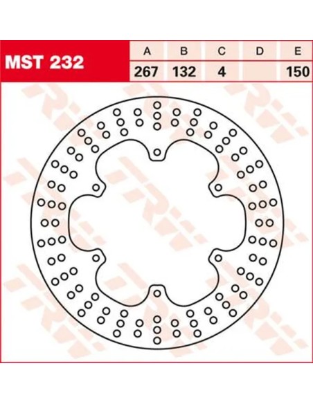 TRW Bremsscheiben für YAMAHA XT 600 1984-1990