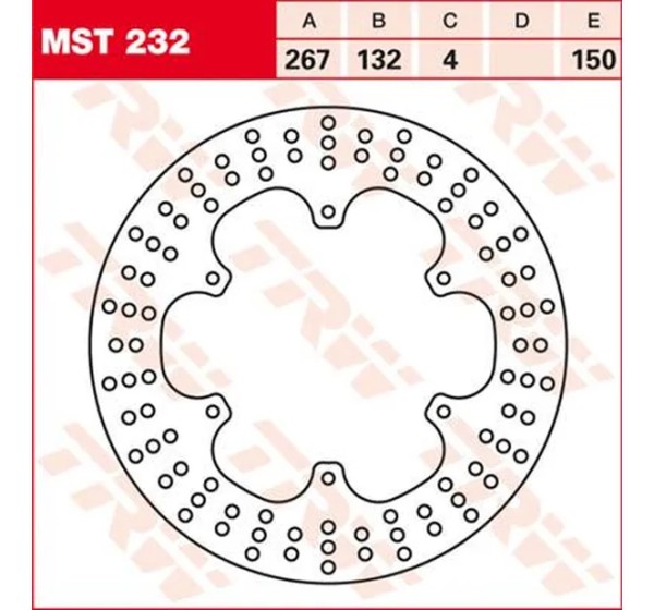 TRW Bremsscheiben für YAMAHA XT 600 1984-1990