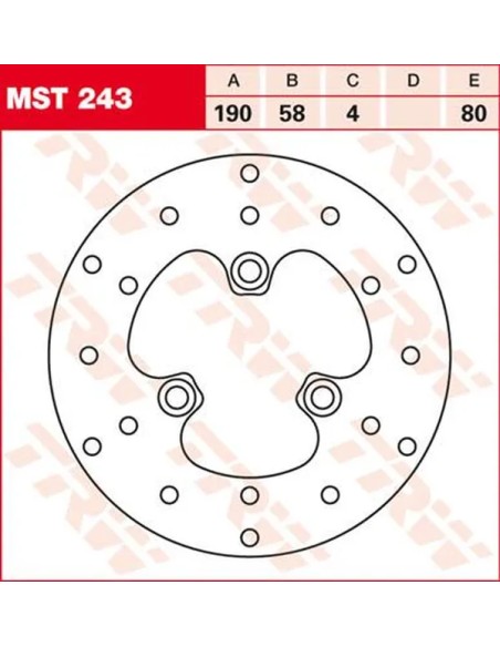 TRW Bremsscheiben für YAMAHA YQ 50 L 1999-2012
