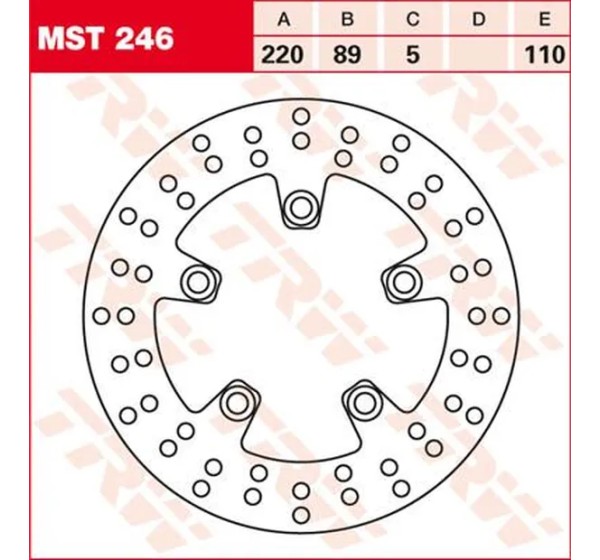 TRW Bremsscheiben für SUZUKI GSX-R 600 1997-2016