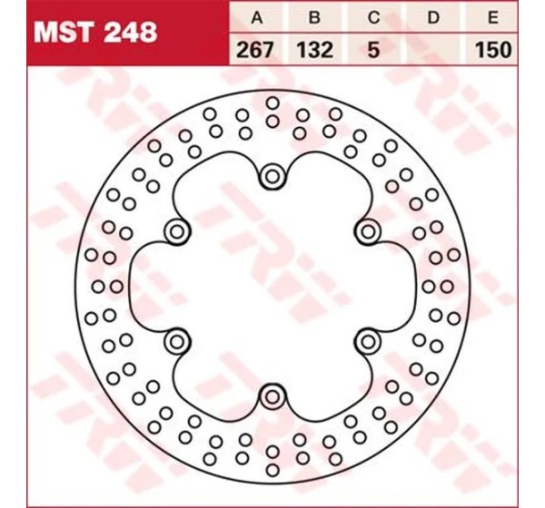 TRW Bremsscheiben für YAMAHA XJR 1300 1999-2016