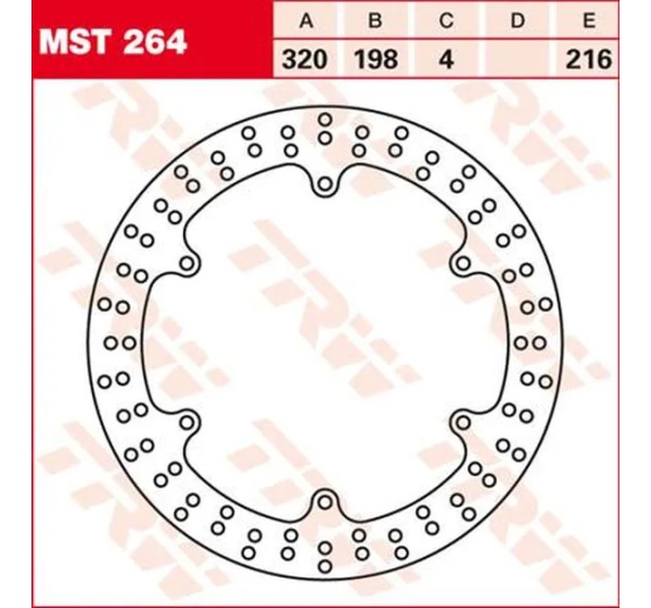 TRW Bremsscheiben für YAMAHA XJ 900 S 1995-2003