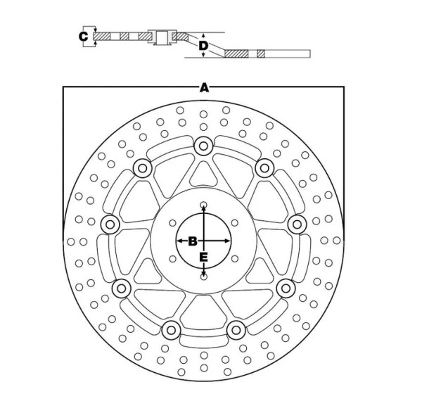 TRW Bremsscheiben - Detailansicht