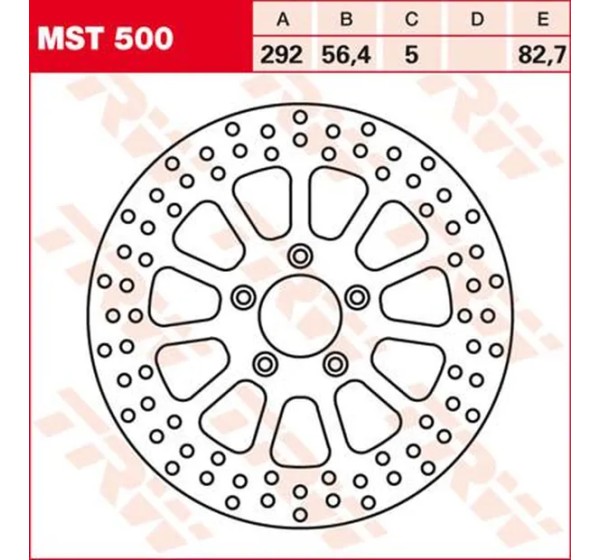 TRW Bremsscheiben für Harley Davidson XL 1200 C 2004-2019