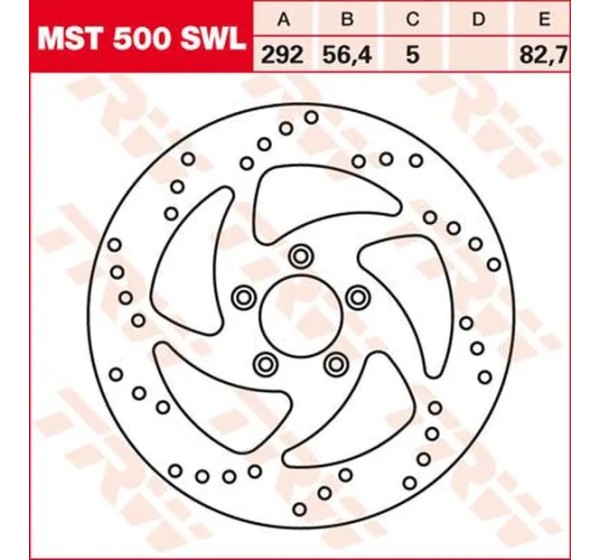 TRW Bremsscheiben für Harley Davidson XL 1200 C 2004-2019