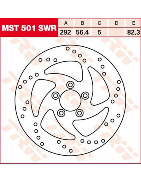 TRW Bremsscheiben für Harley Davidson FLSTFB 1690 ABS 2012-2017