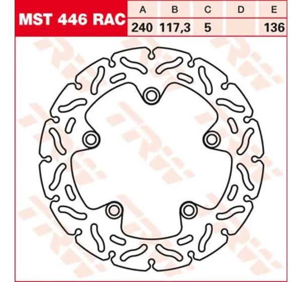 TRW Bremsscheiben für HONDA NC 750 X ABS 2014-2024