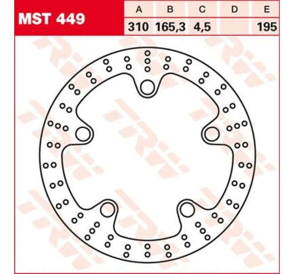 TRW Bremsscheiben für HONDA VFR 1200 X 2012-2020