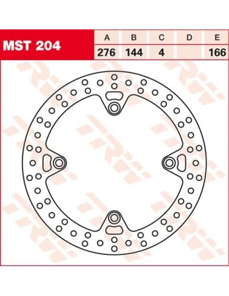 TRW Bremsscheiben für HONDA XRV 750 1990-2003