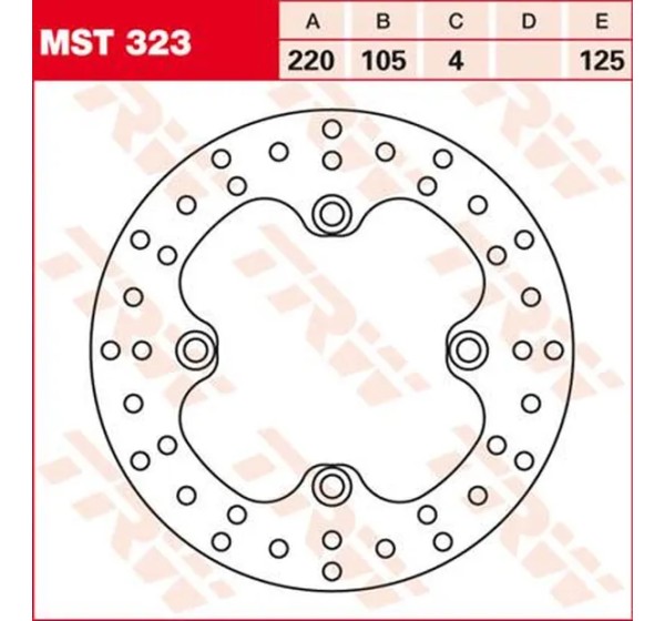 TRW Bremsscheiben für HONDA XL 125 V 2001-2016